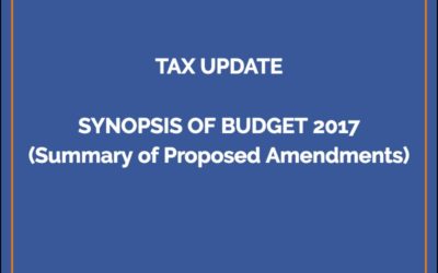 Summary of Budget 2017