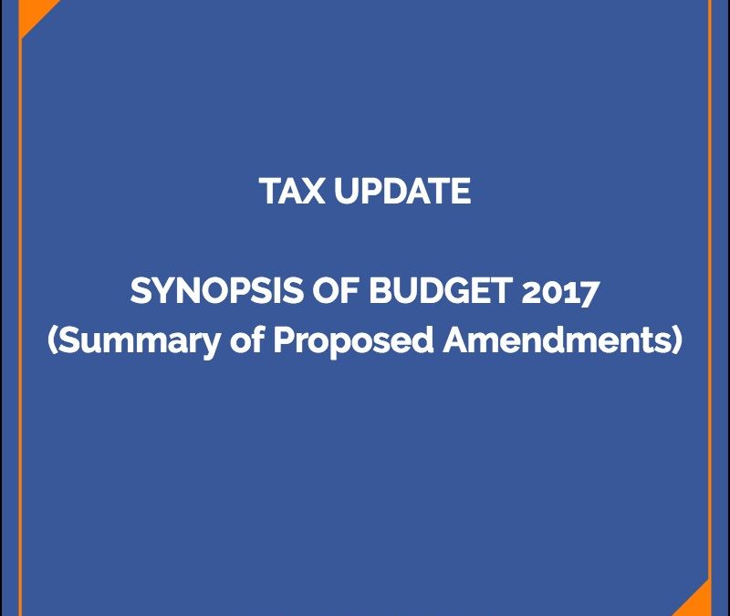 Summary of Budget 2017